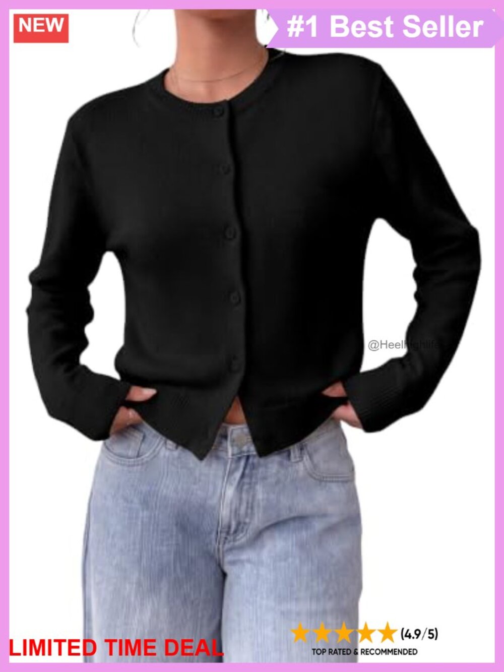 Cropped Cardigan Sweater Long Sleeve Button Down Y2K Fall Layering